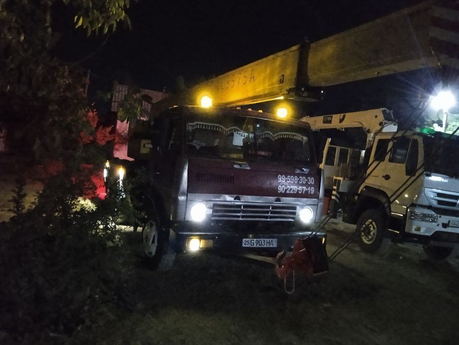 Avtokran. kamaz 16 t