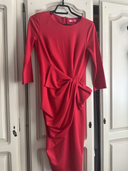 Rochie rosie mulata - marime S