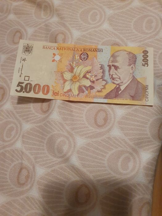 Vand Bacnota de 5000 de.lei
