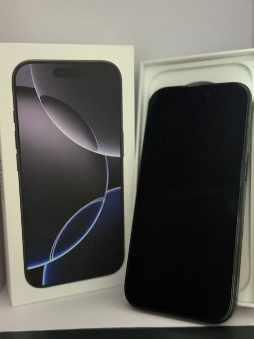 Vând iPhone 16 Pro 1TB – Black Titanium – 10/10