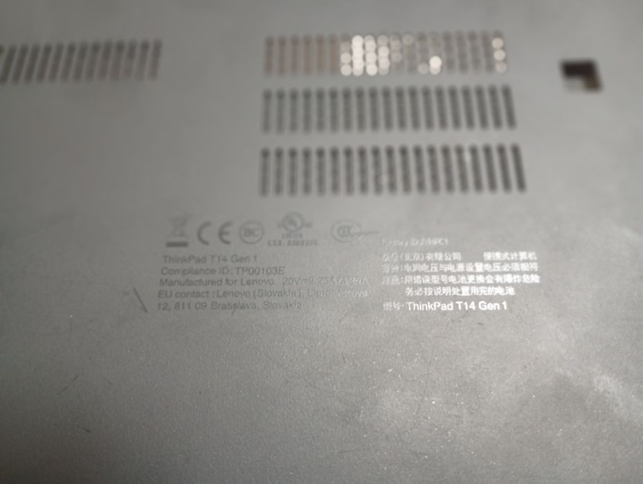 Dezmembrez laptop thinkpad t14 gen1
