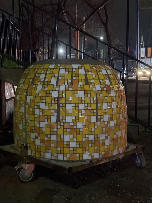 Продам новый тандыр с мозаикой (использовался 1 раз)