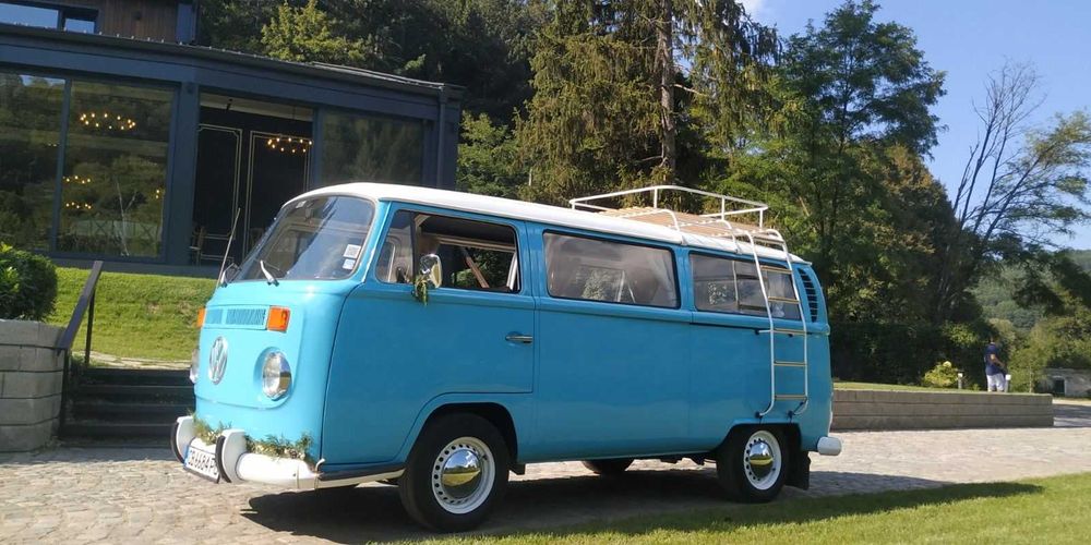 Ретро VW микробус под наем за сватба, абитуриентски бал, клип, реклама