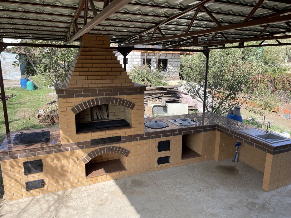 Мангал , казан , барбекю комплекс