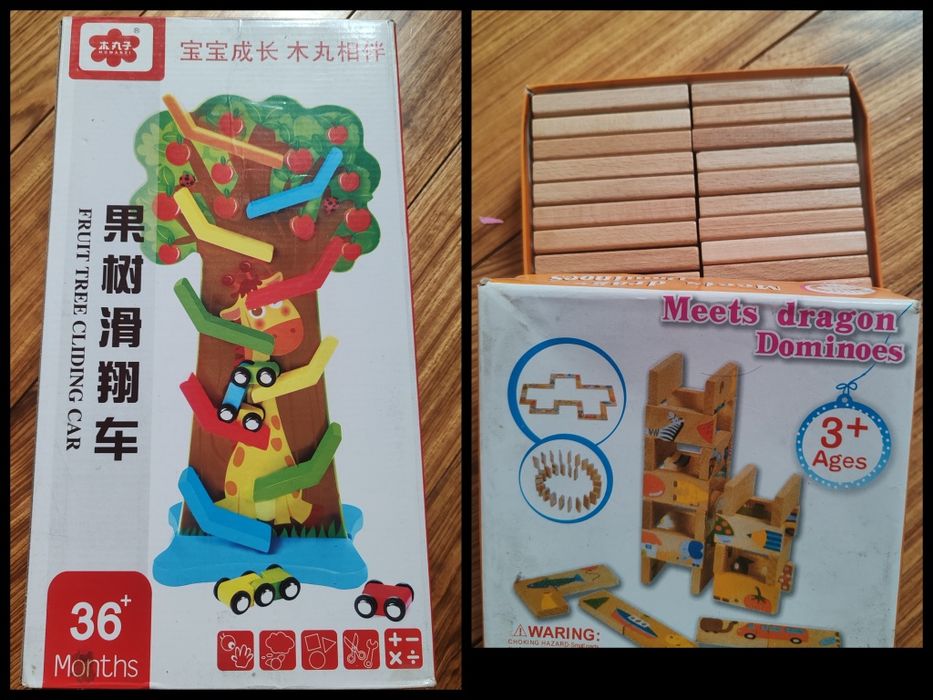 Игрушки деревянные, 3+