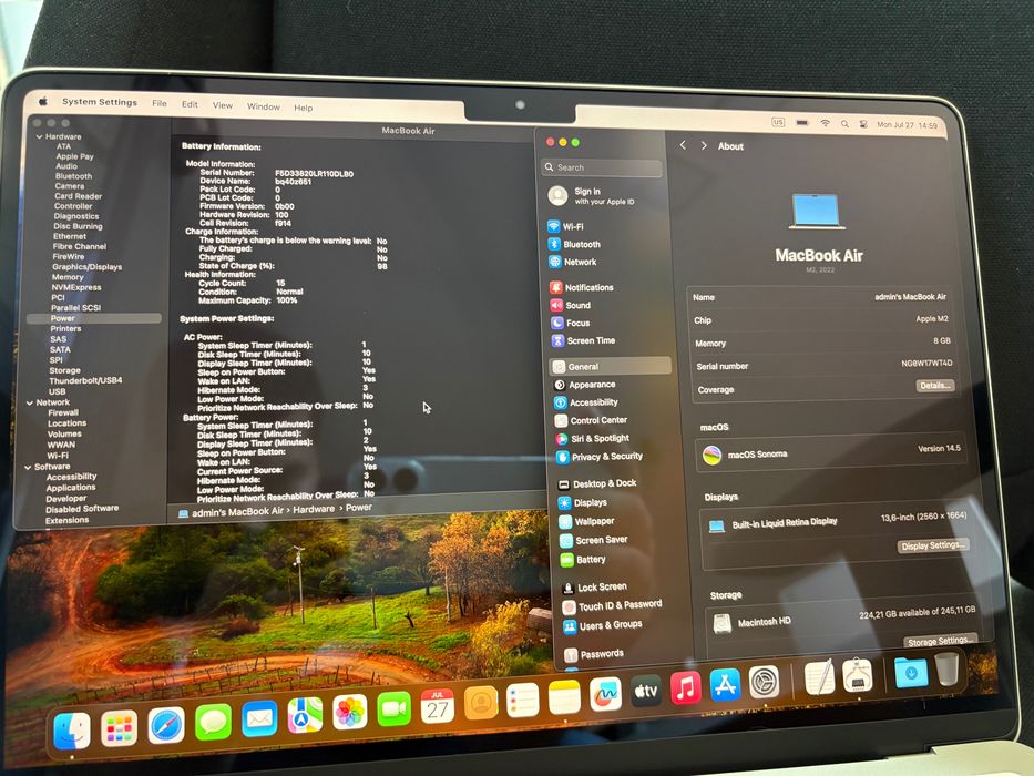 Apple Macbook Air 2022 13' M2 256GB