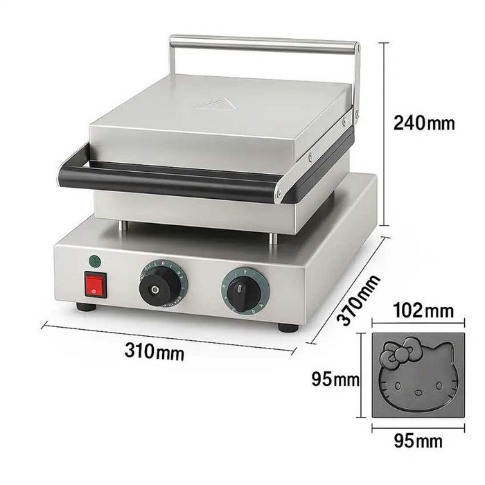 Aparat profesional waffle Hello Kitty Don Gelato