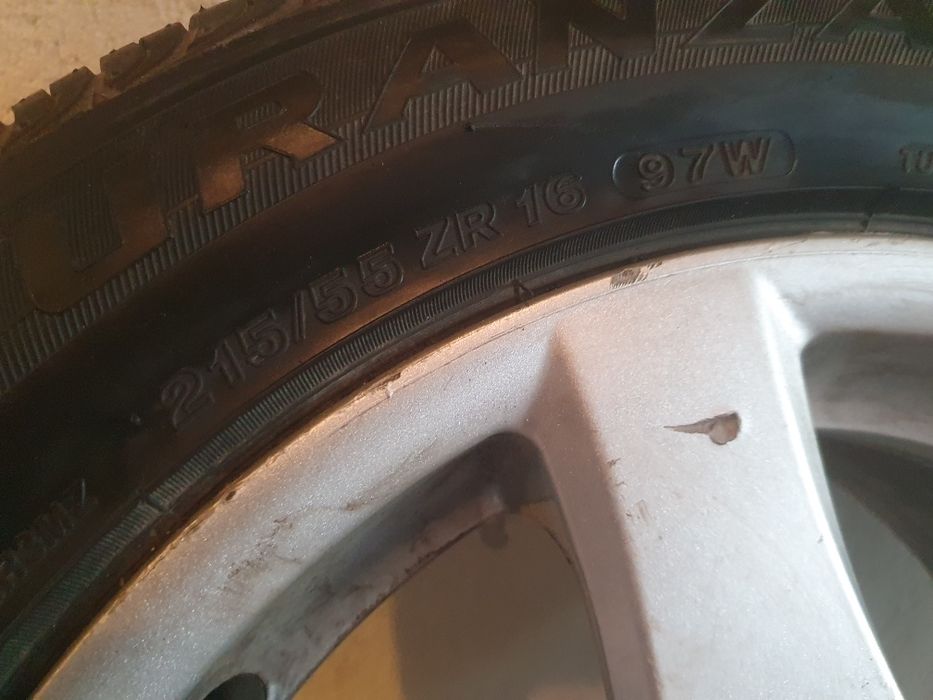 Roata rezerva cu Anvelopa Bridgestone 215/55 ZR16 (97W)