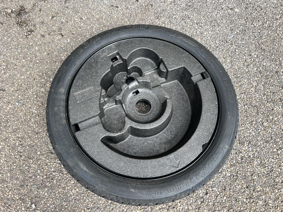 Roata de rezerva slim vw passat golf touran jetta a3 leon 5x112 pe 18