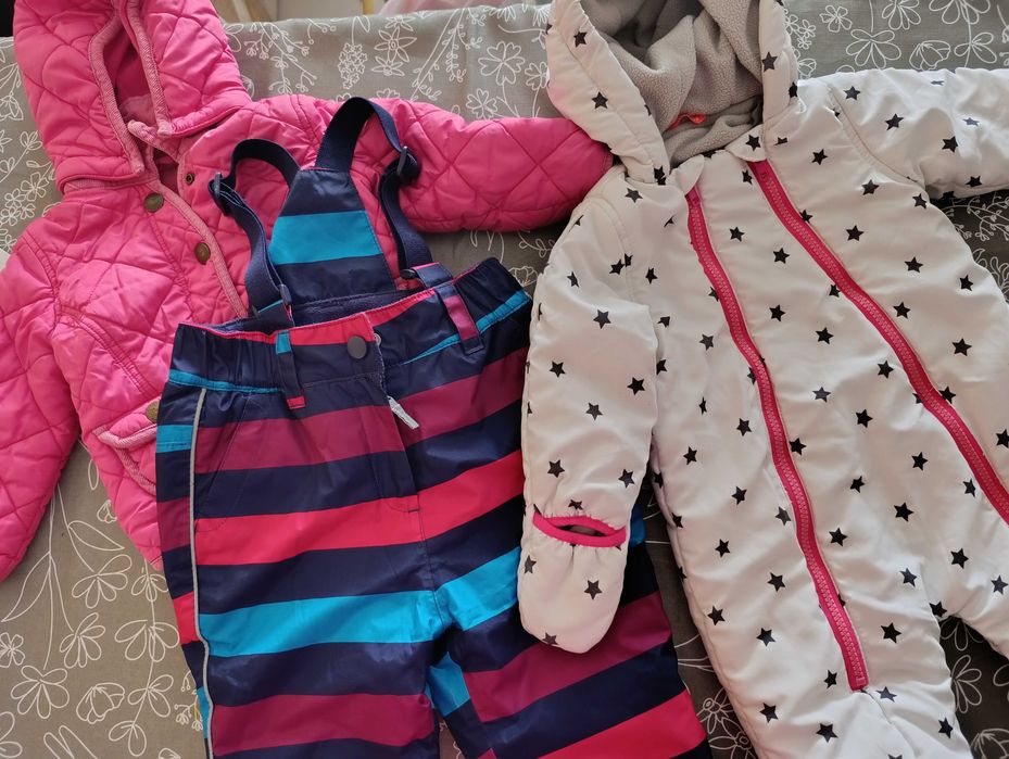 Рокли пижами боди кожух бебе момиче от 68см до 92 см. Zara,Obaibi др.