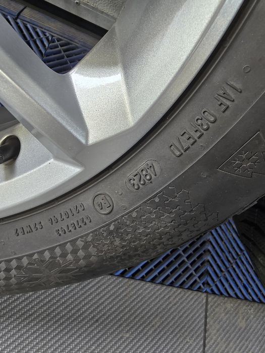 16” VW джанти BORBET + Continental WinterContact TS870