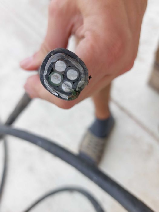 Cablu 4x4mmp 30m cu mantie metalica