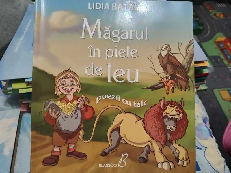 Carte pentru copii - Fabule - Măgarul in piele de leu, Lidia Batali