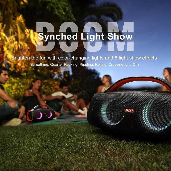 Нова 100 вата мощна Bluetooth колона DOSS Extreme Boom Pro, с TWS функция