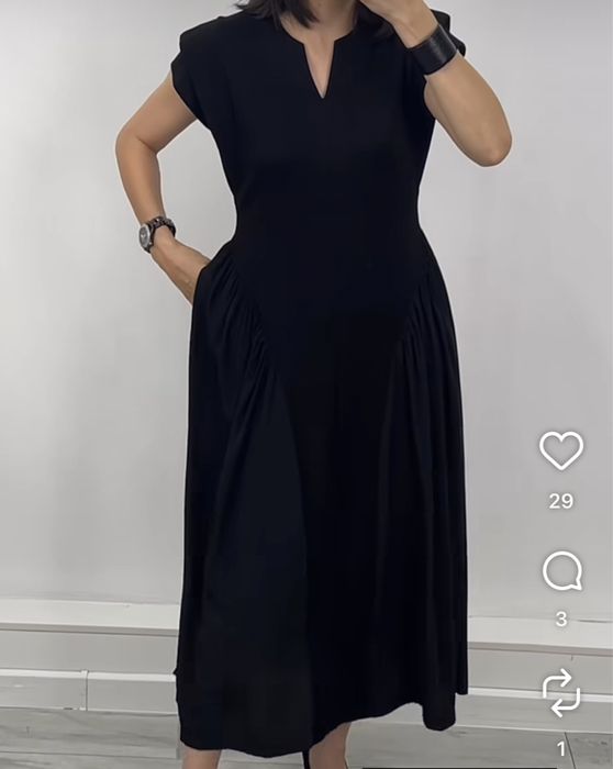 Черные платья размер м, л, хл, 2 хл