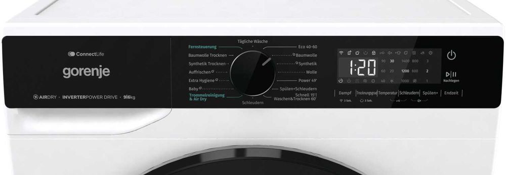 Пералня със сушилня GORENJE WD2PA964ADW/DE 9/6кг.