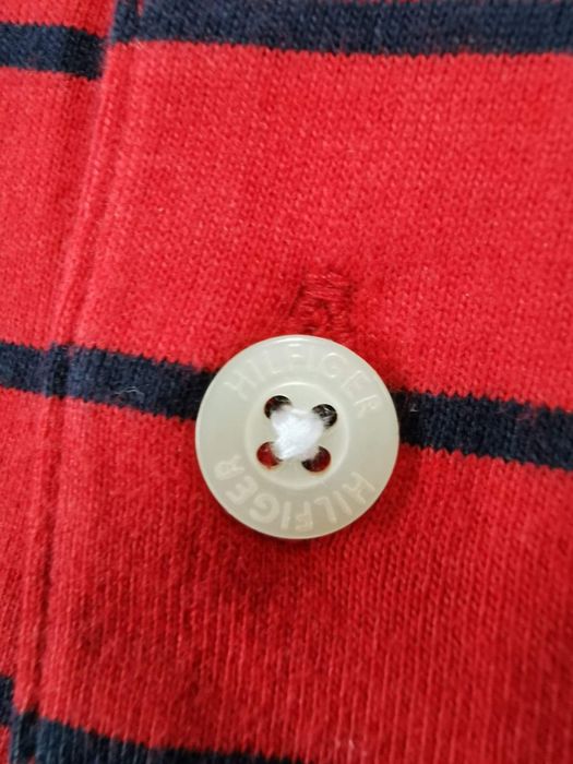 TOMMY HILFIGER - Tricou cu dungi, guler polo