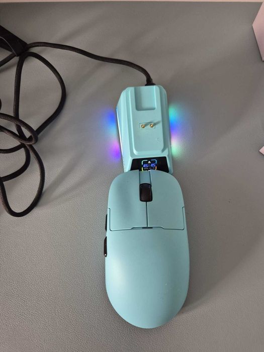 Mouse Gaming Ajazz AJ159 Apex Wireless 8K Hz PAW3950 Albastr Resigilat
