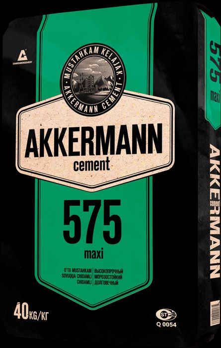 Akkermann Cement zavodidan cement 575/675 markada