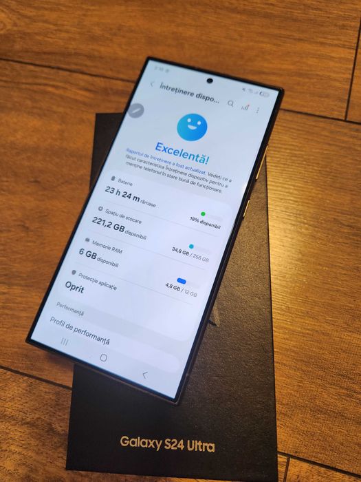 Samsung s24 ultra display 256GB urme fine