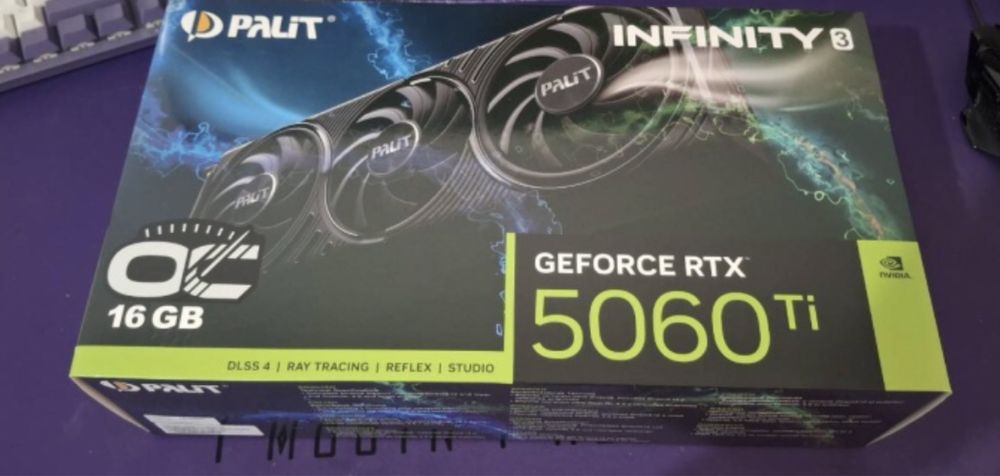 Продам видео карту для пк RTX 5060ti