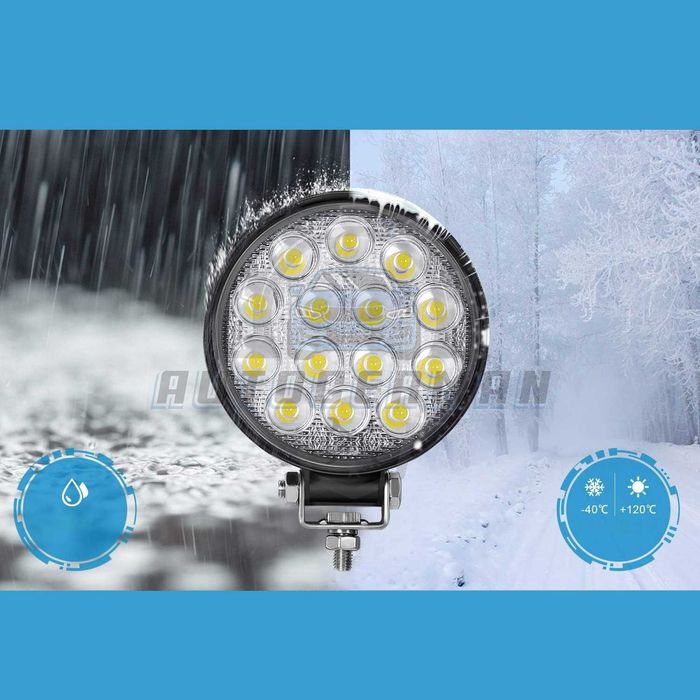 ЛЕД Прожектори 42W за off-road 4х4 атв SUV сафари джипове  мотоциклети