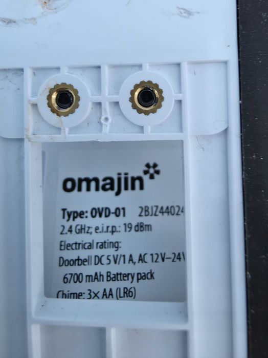 Sonerie Inteligenta / Camera / Interfon Omajin by Netatmo OVD-01-EU, Wireless, 5MP, Alb