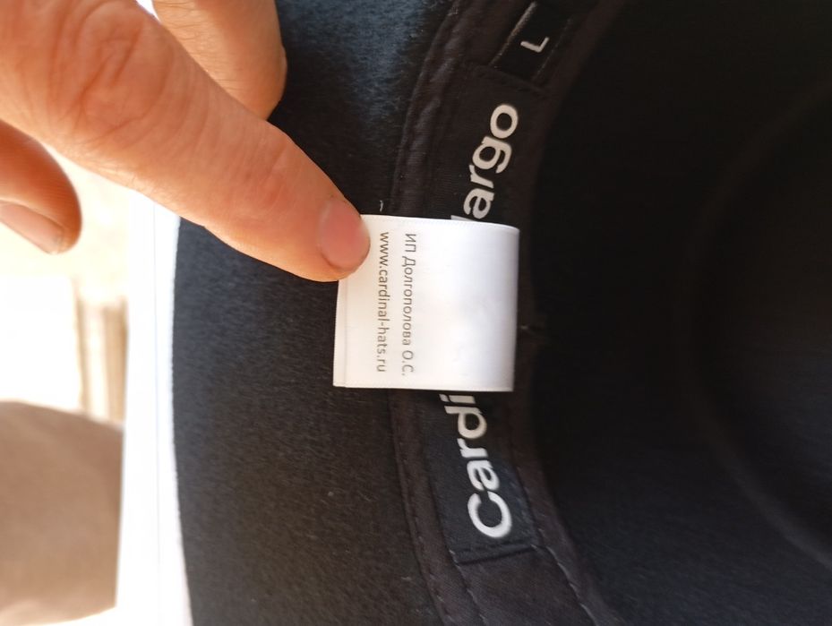 Шляпа Федора из чистой шерсти