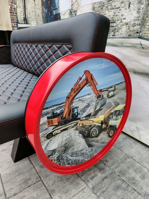 Set Mobilier industrial metalic din butoaie metal cafee service auto
