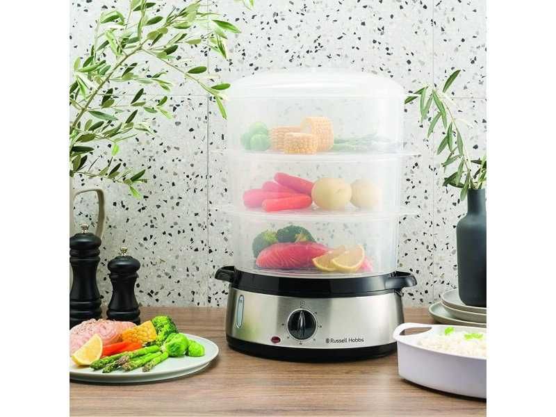 Уред за Готвене на Пара с Таймер и Автоматично Изключване Russell Hobbs 19270-56 9L