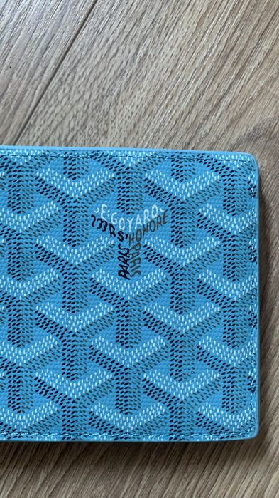 Portofel Goyard original – culoare turcoaz – stare excelentă