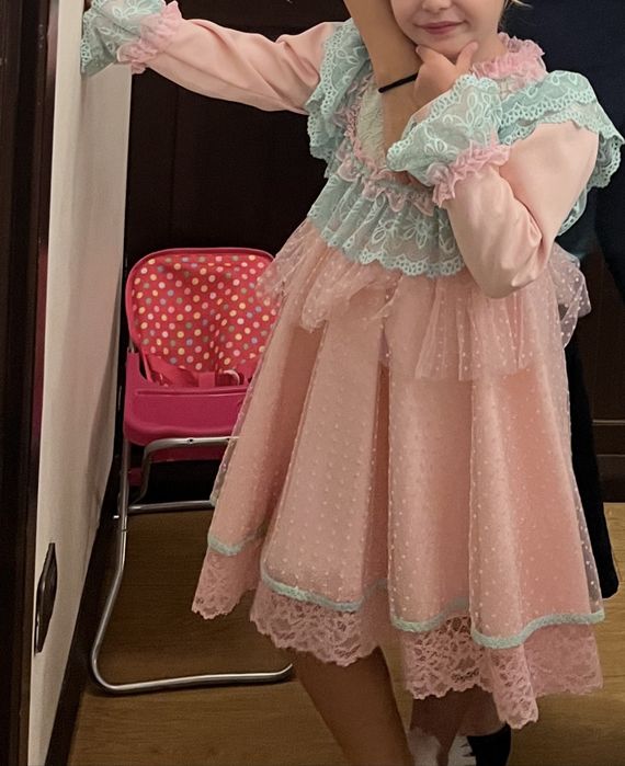 Rochita eleganta fete 5-6 ani Stefanis Design