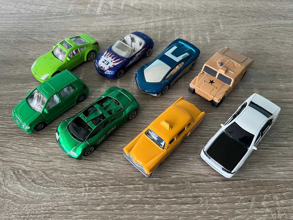 Метални колички Matchbox, Welly и Siku