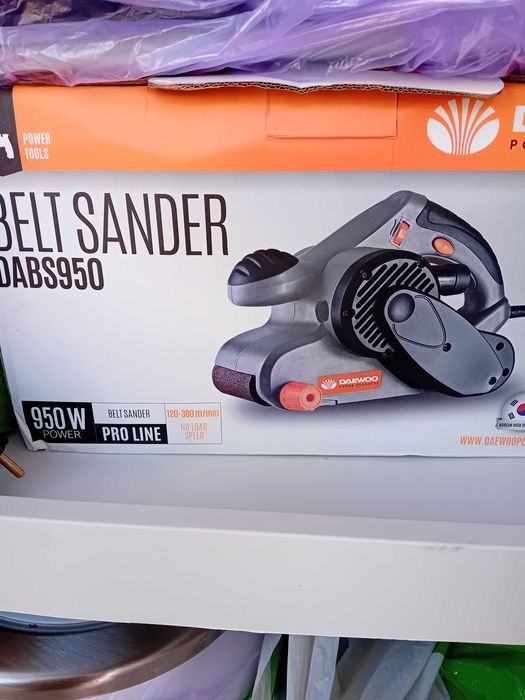 Ръчна шлайфмашина DAEWOO BELT SANDER PRO LINE