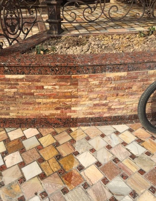 Чистка гранита мрамора бурчатки Мойка фасадов