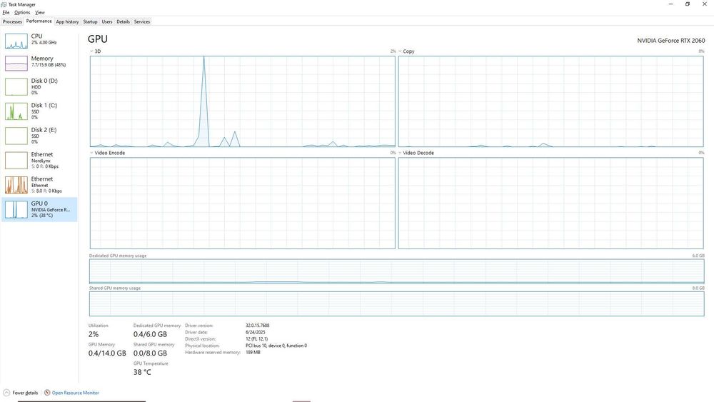 PC Gaming Rtx 2060. ryzen 5 3600, 16 gb ram