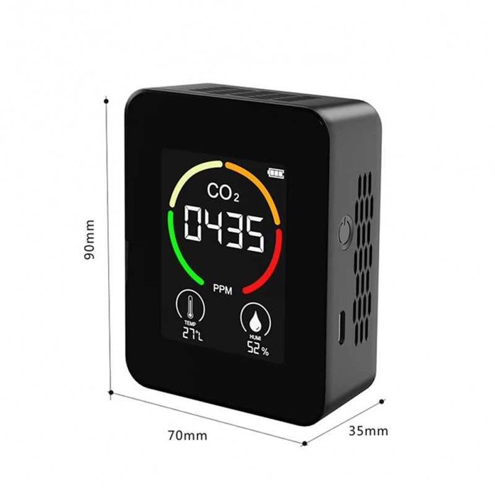 Уред за измерване въглероден двуокис, влажност и температура 3в1, 4275