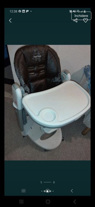 Scaun  masa copil  Peg Perego Tatamia