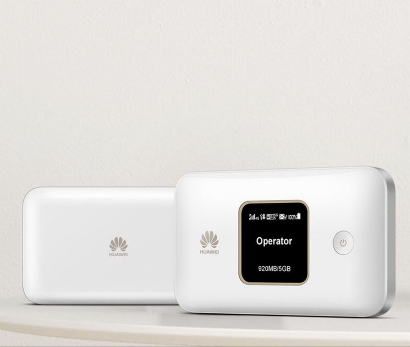 Router wireless Huawei WiFi E5785 LTE CAT6, 3000 mAh Alb