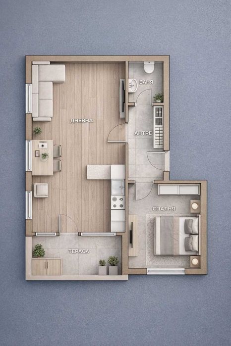 Продава се Двустаен апартамент в Стара Загора, Македонски - 45 кв.м за 725 €/кв.м - Снимка #4