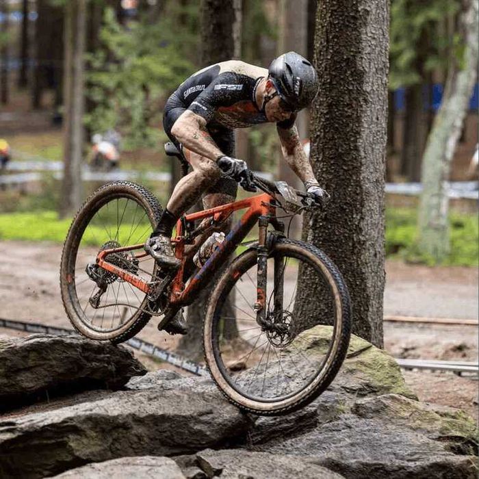 Santa Cruz Blur 4 C R-Kit TR Carbon XC Карбонов Велосипед Колело