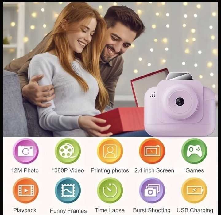 Детски фотоапарат с термичен печат