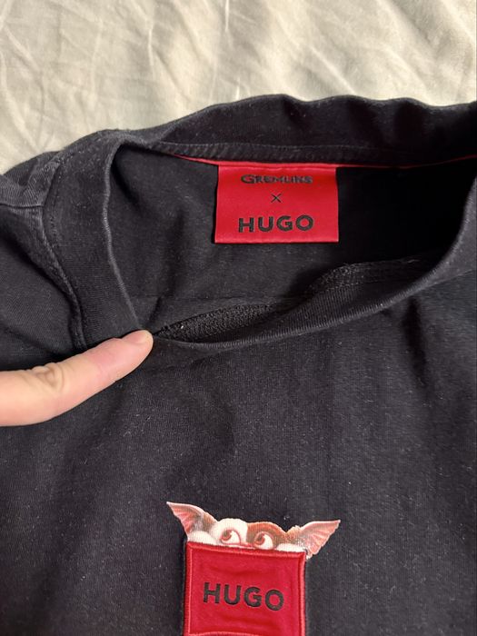 HUGO Boss Gremlins тениска - черна