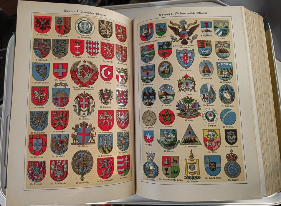 Meyers Lexikon - Ediția a 7-a (1924–1933) - Colecție Completă 15 Volum