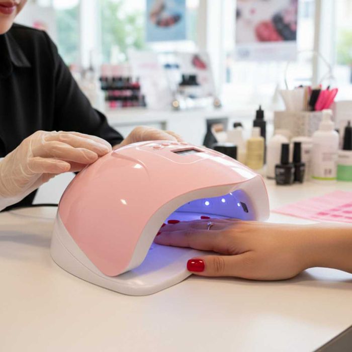 Професионална UV/LED лампа POLYUV –За всички гел лакове,авто сензор.