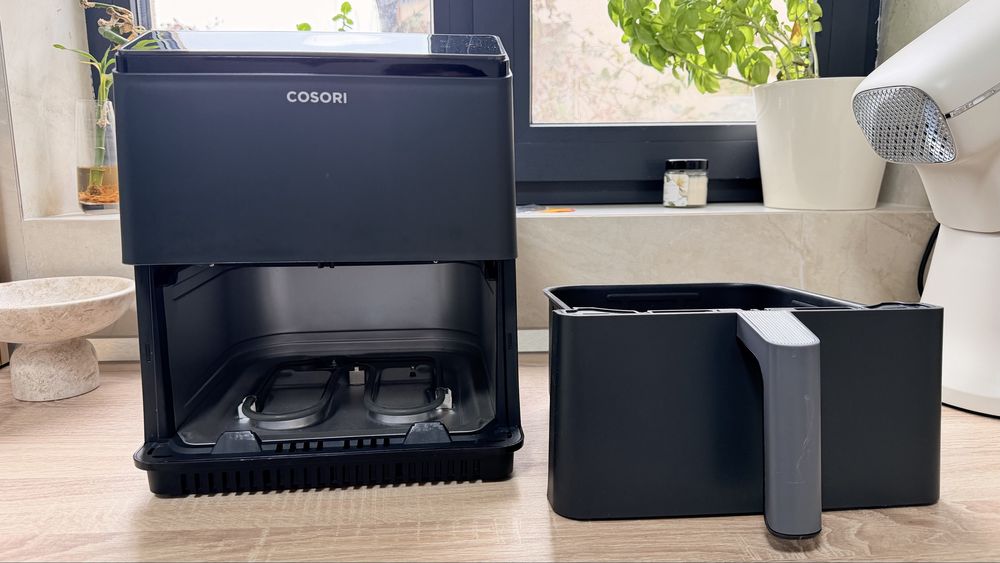 Cosori dual blaze gri-inchis-negru  6,4 litri