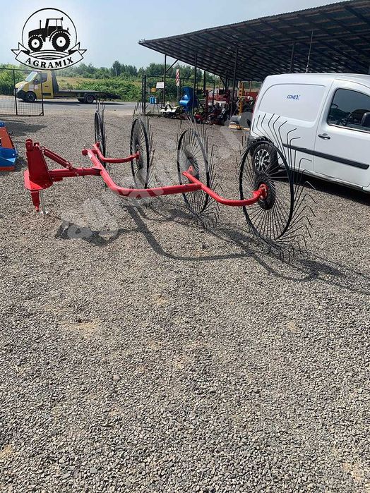 Grebla tip soare cu 4 rotoare 1.40m utilaj nou