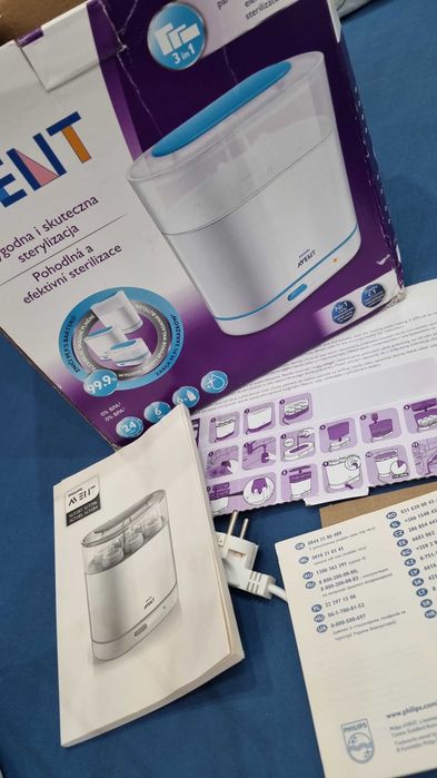 Philips Avent
Електрически парен стерилизатор "3 в 1