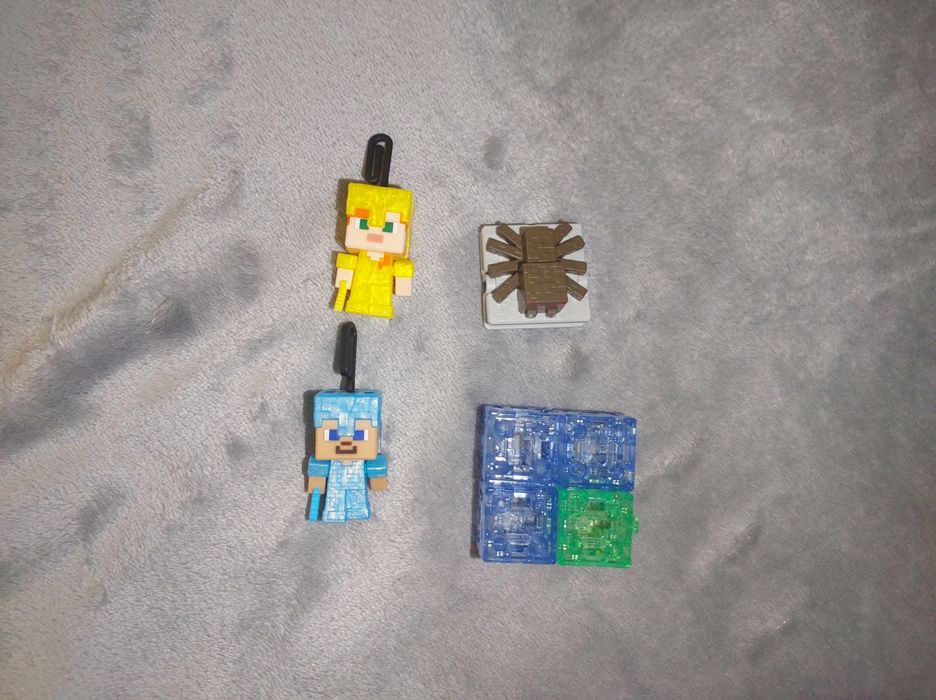 Фигурки minecraft из kinder joy(майнкрафт)