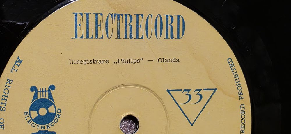 Disc vinil ELECTRECORD - Made in Romania